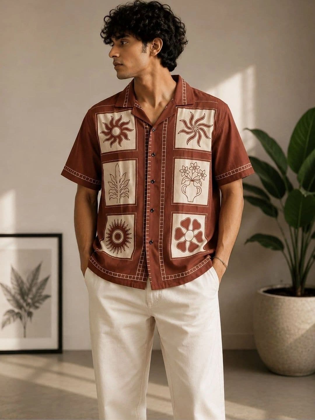 MADMOJO Men Relaxed Printed Casual Shirt - view 1