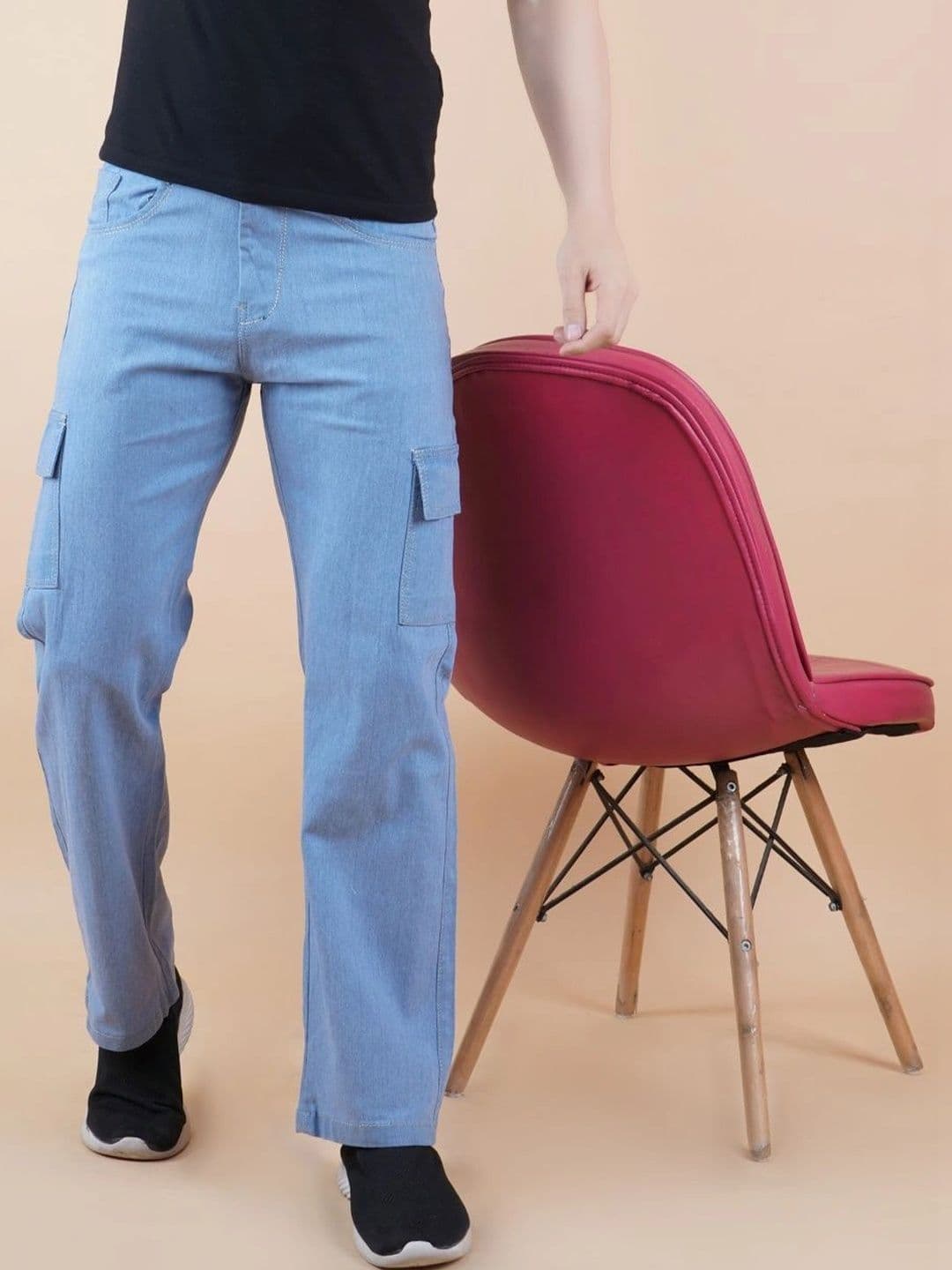 HERE&NOW Men Classic Regular Fit Mid-Rise Stretchable Jeans - view 1