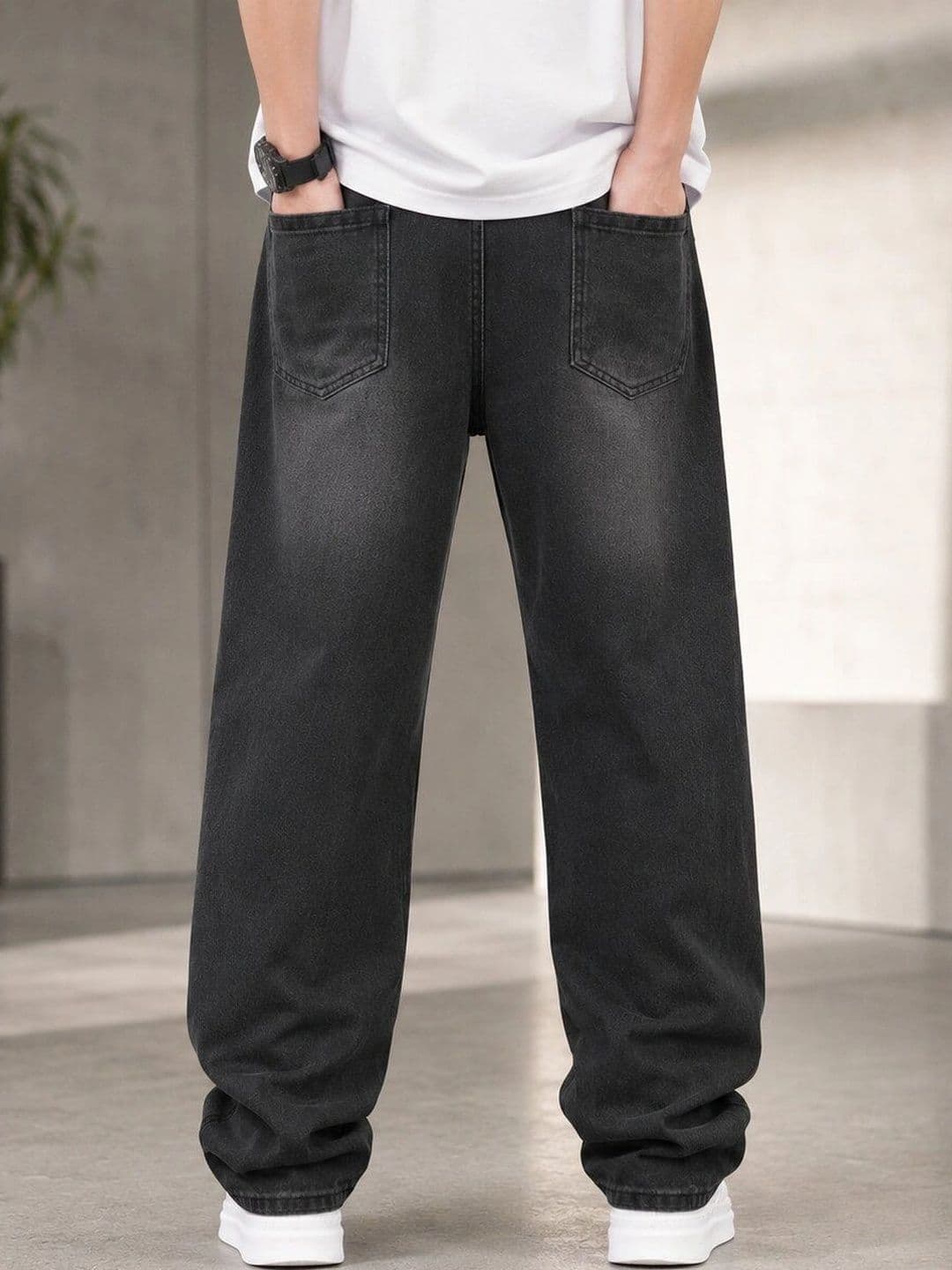 HIGH DENIM Men Straight Fit Mid-Rise Stretchable Jeans thumbnail 4