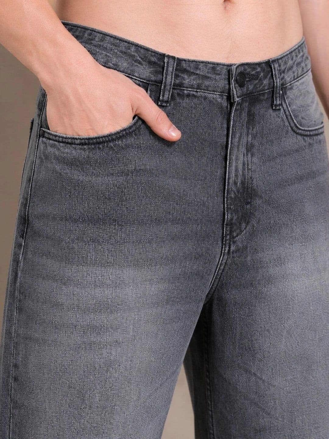 HIGH DENIM Men Straight Fit Mid-Rise Stretchable Jeans thumbnail 3
