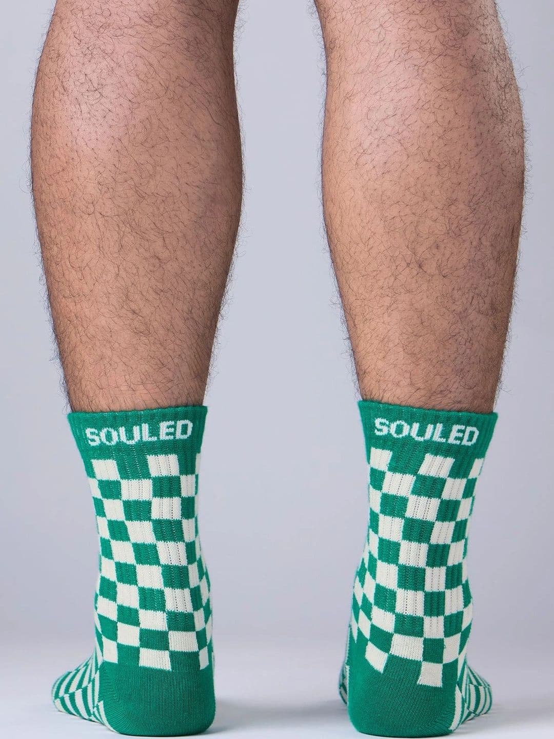 The Souled Store Unisex Cotton Blend Patterned Above Ankle Socks thumbnail 7