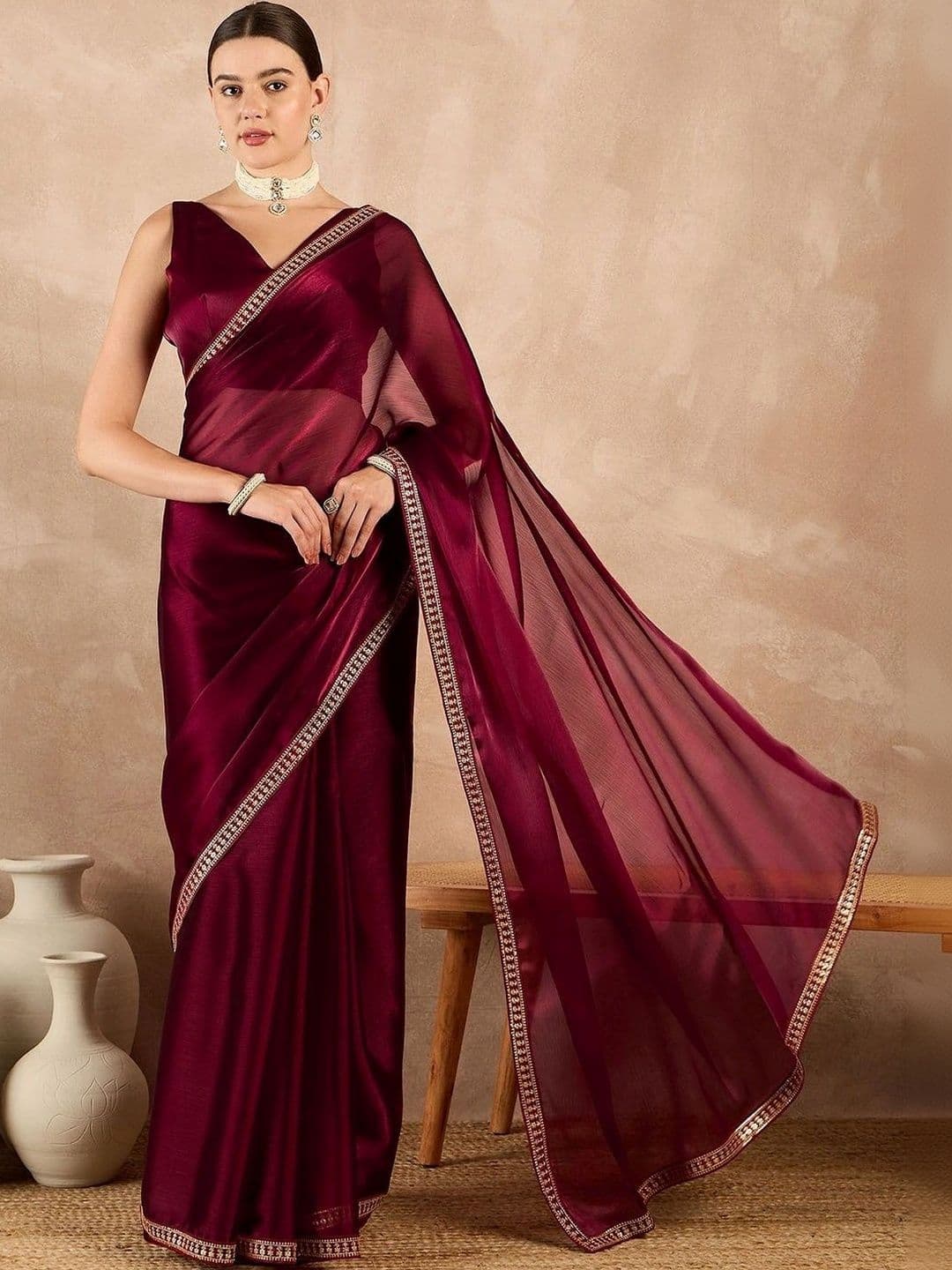 Mitera Silk Blend Designer Saree - view 1
