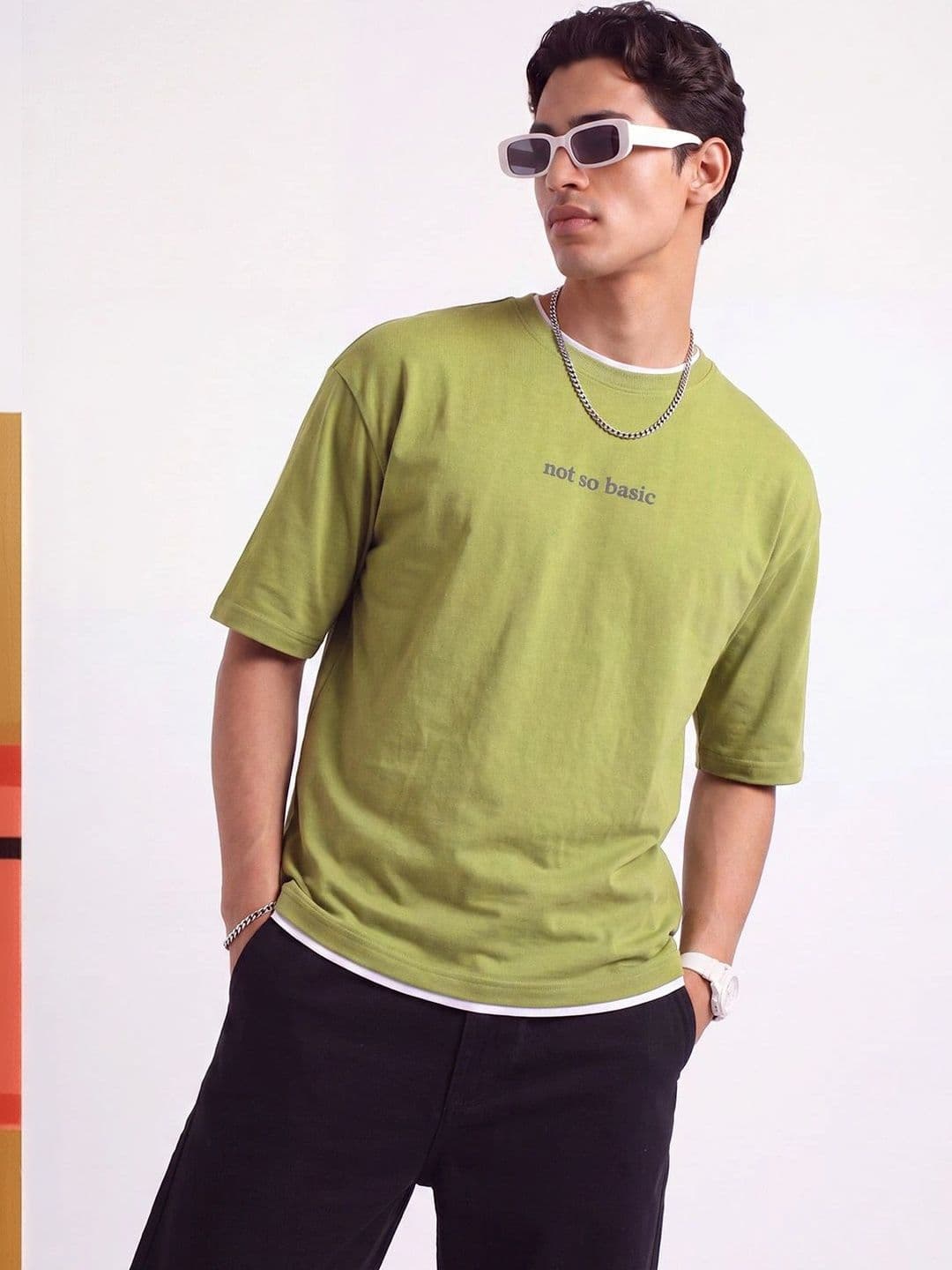 glitchez Men Typography Printed T-shirt - view 1