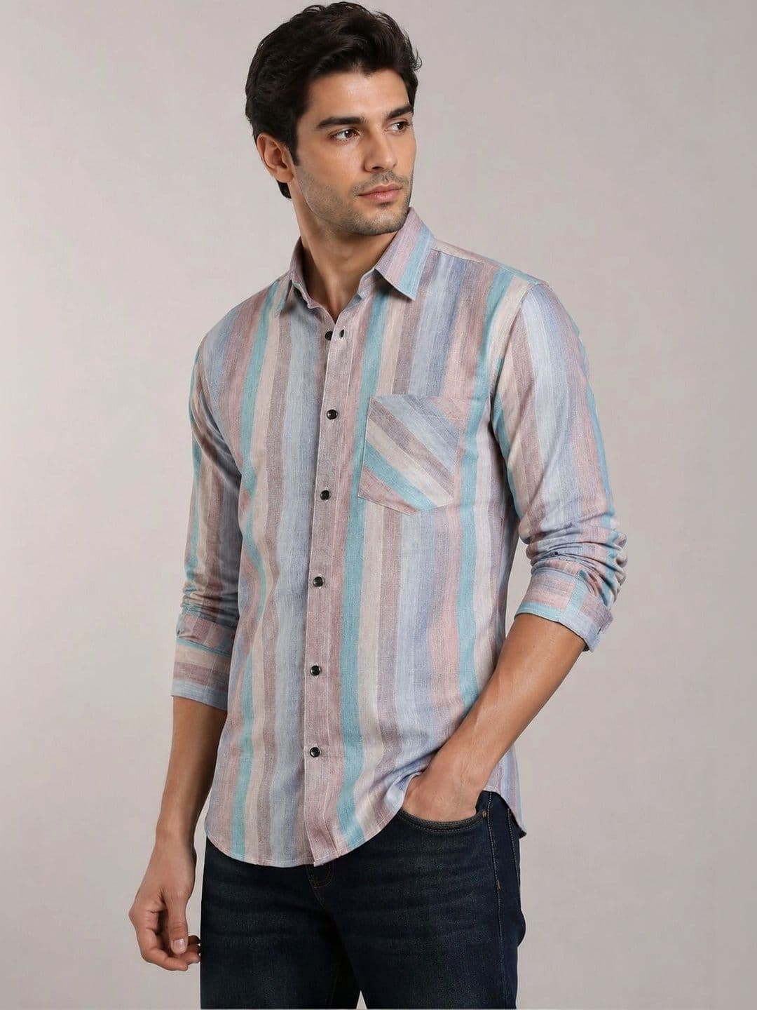 Metronaut Men Comfort Striped Casual Shirt - view 1
