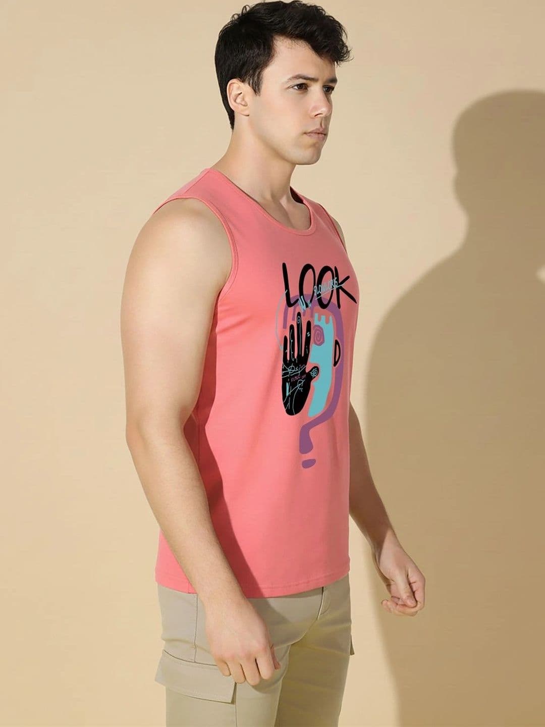 SLOWLORIS Men Pack of  2 Printed T-shirt thumbnail 4