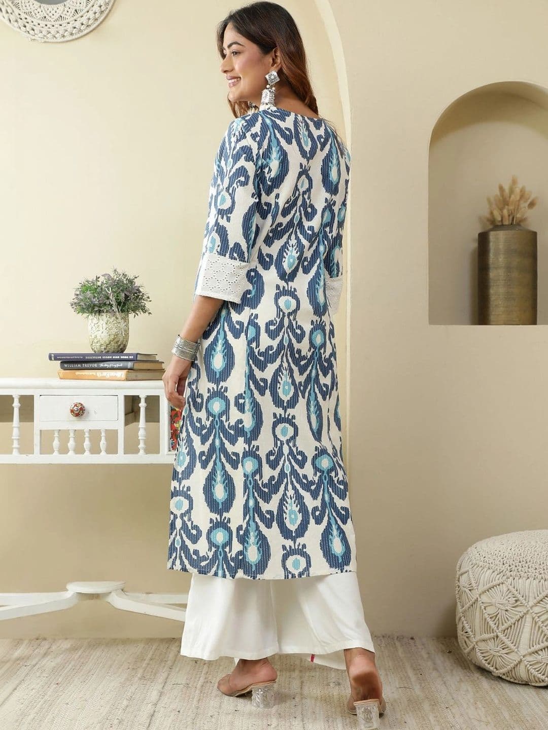 Anouk Women Ethnic Motifs Printed Kurta thumbnail 3