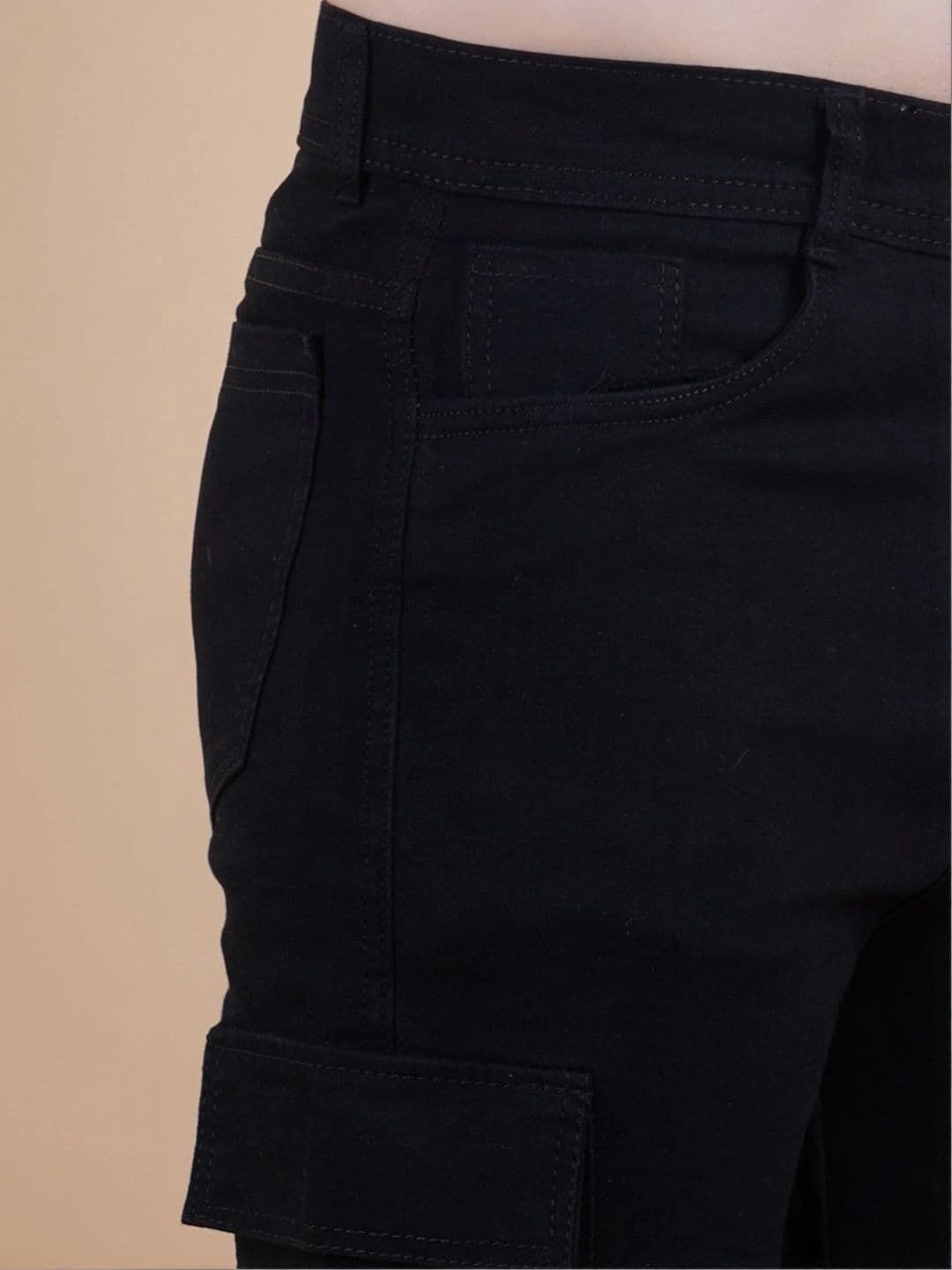 HERE&NOW Men Classic Regular Fit Mid-Rise Stretchable Jeans thumbnail 4