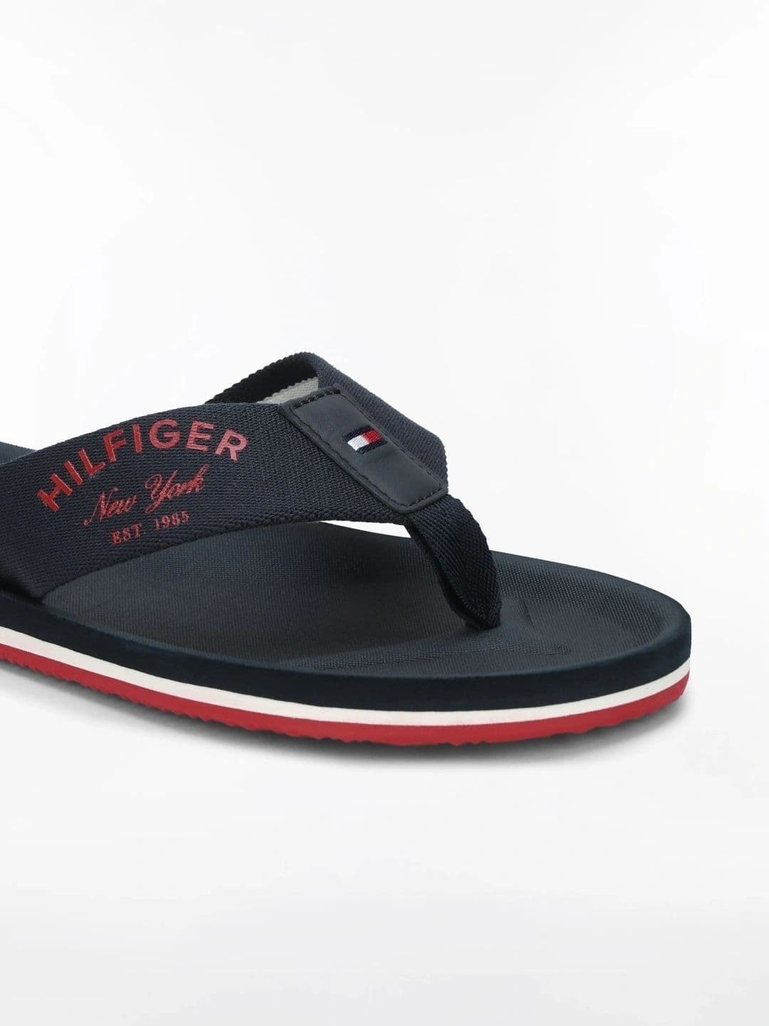 Tommy Hilfiger Men Striped Thong Flip-Flops - view 1