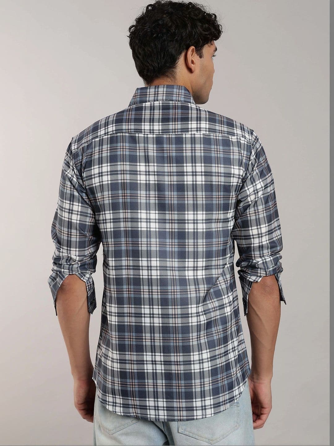 Metronaut Men Comfort Tartan Checks Checked Casual Shirt thumbnail 3