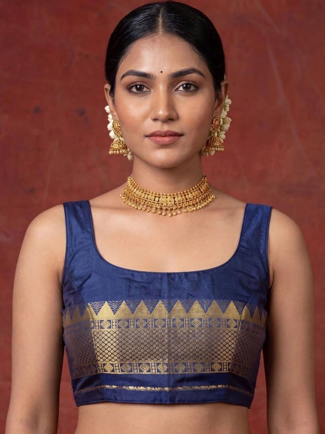 SAMANTHA Woven Design Zari Silk Blend Banarasi Saree thumbnail 6