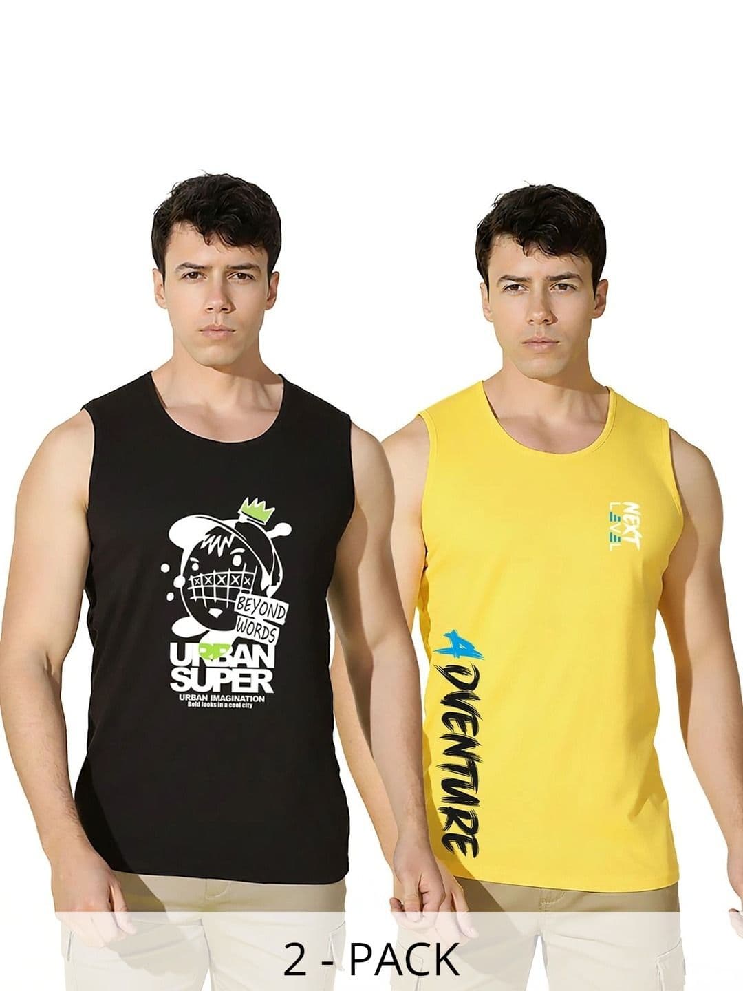 CRYPTIC Men 2 Printed T-shirt - view 1