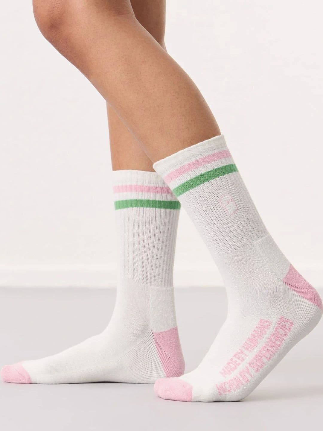 The Souled Store Unisex Cotton Blend Patterned Above Ankle Socks thumbnail 4