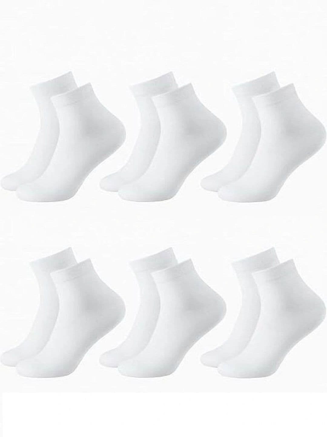 GYMOX Men Pack of 6 Cotton Blend Assorted Ankle Length Socks - view 1