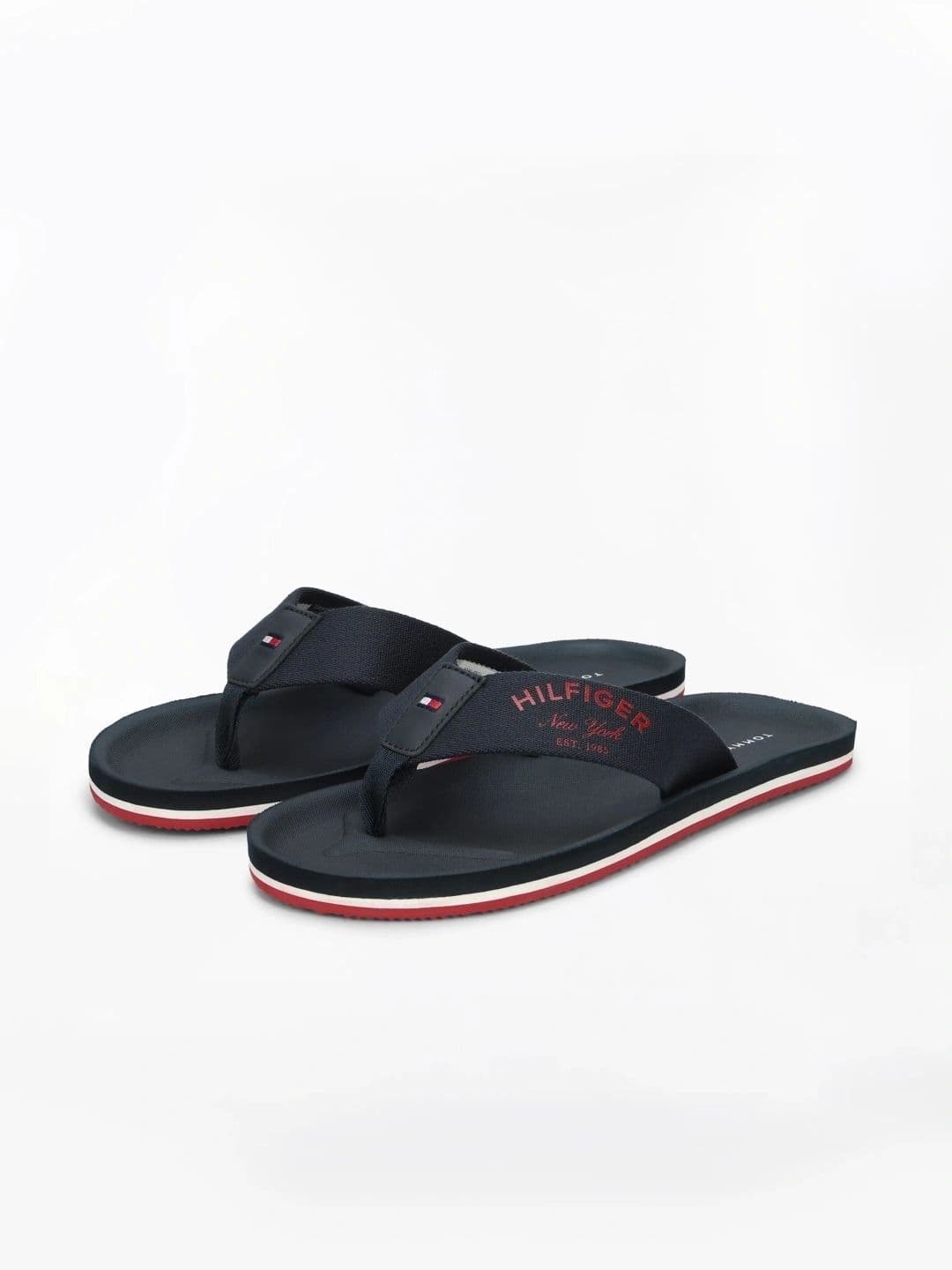 Tommy Hilfiger Men Striped Thong Flip-Flops thumbnail 2