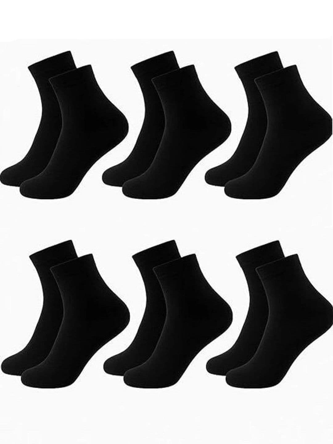 GYMOX Men Pack of 6 Cotton Blend Assorted Ankle Length Socks - view 1
