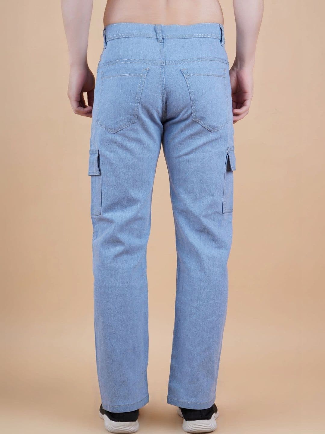 R.Code by The Roadster Life Co. Men Classic Regular Fit Mid-Rise Stretchable Jeans thumbnail 4