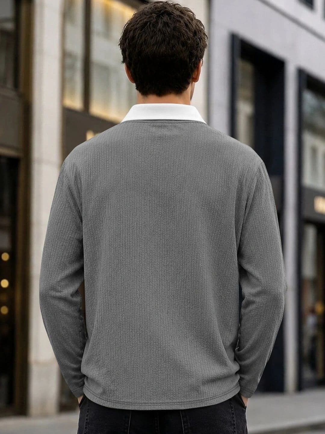 SZN Men Polo Collar T-shirt thumbnail 2