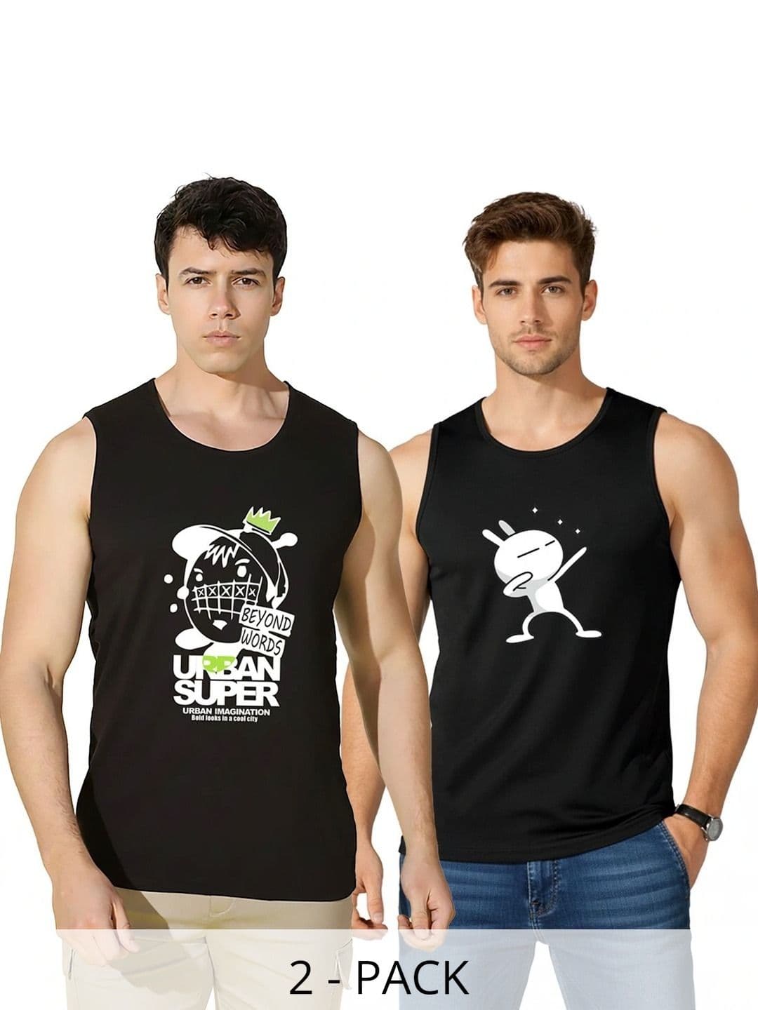 CRYPTIC Men 2 Printed T-shirt - view 1