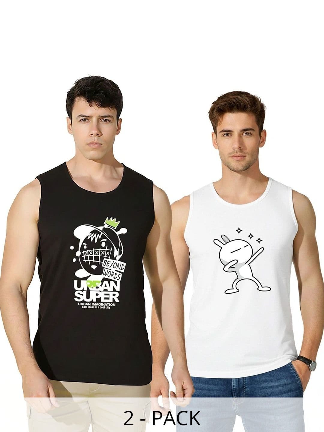CRYPTIC Men 2 Printed T-shirt - view 1