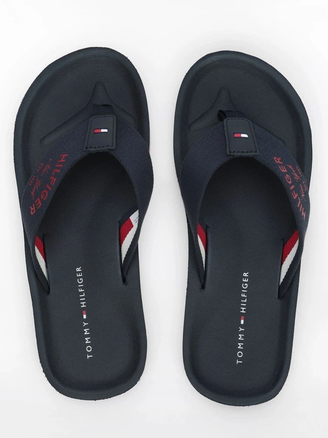 Tommy Hilfiger Men Striped Thong Flip-Flops thumbnail 6