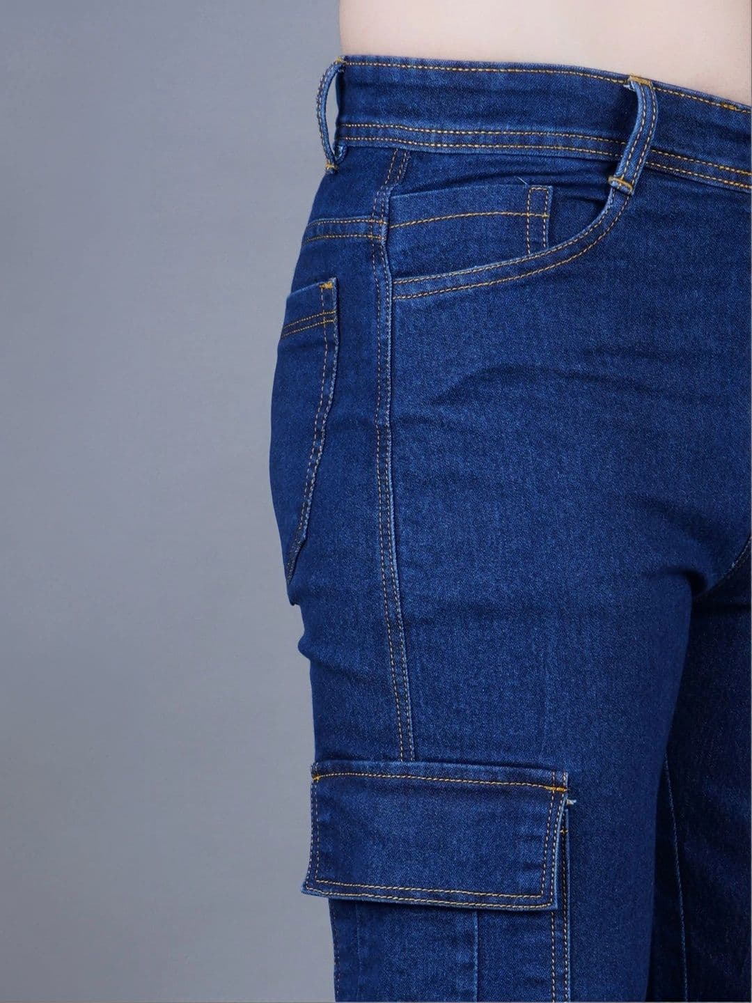 Metronaut Men Classic Regular Fit Mid-Rise Stretchable Jeans thumbnail 3