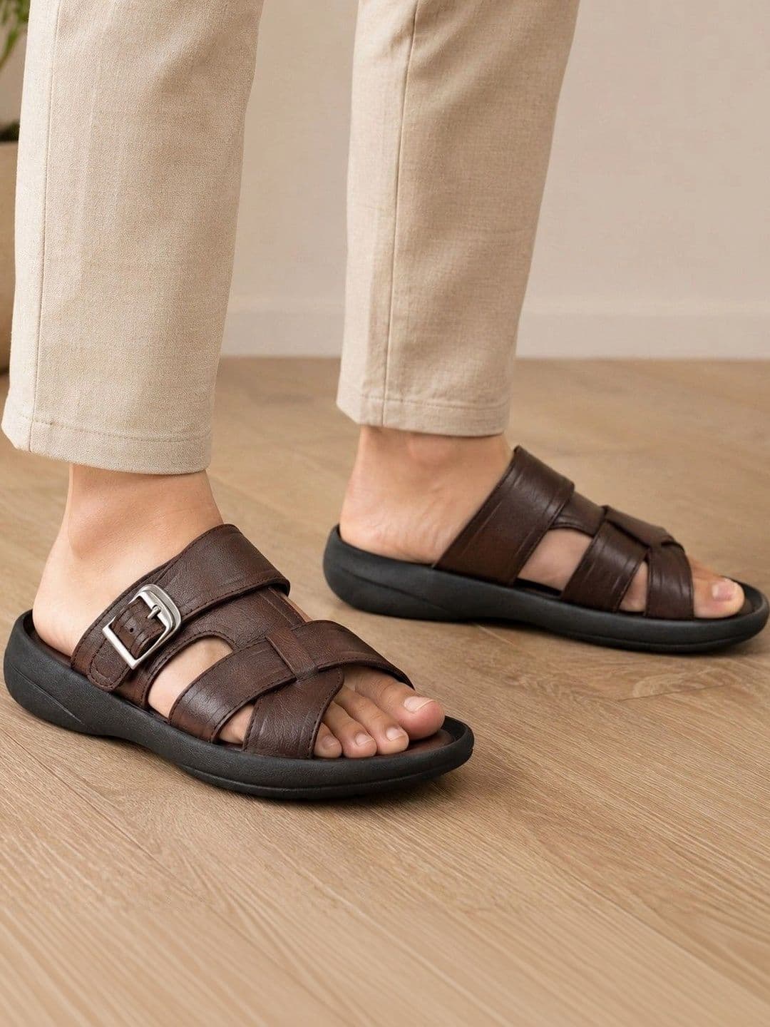 REAL BLISS Men Comfort Sandals thumbnail 5