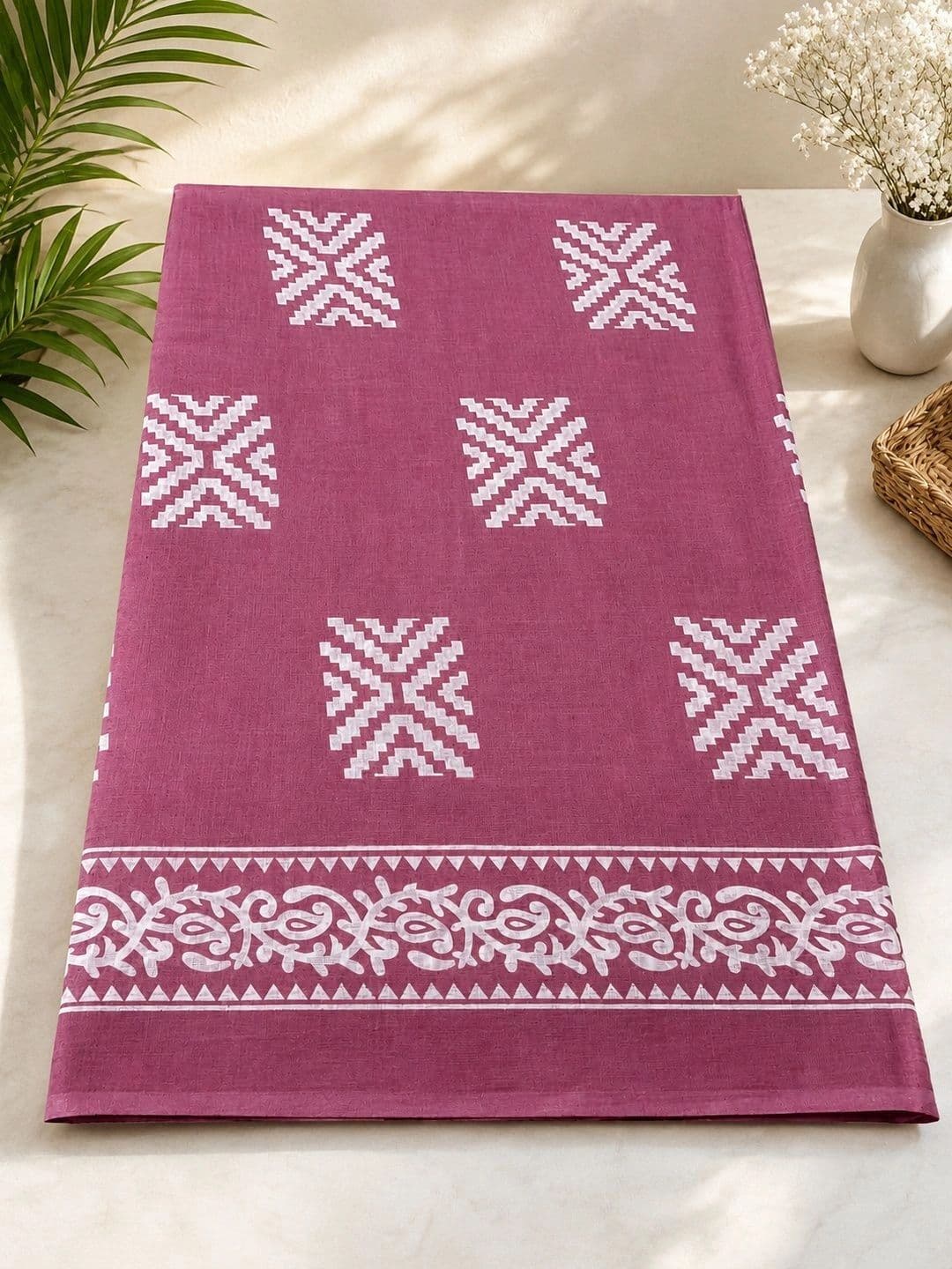 Karishma Pure Cotton Bagru Saree thumbnail 4