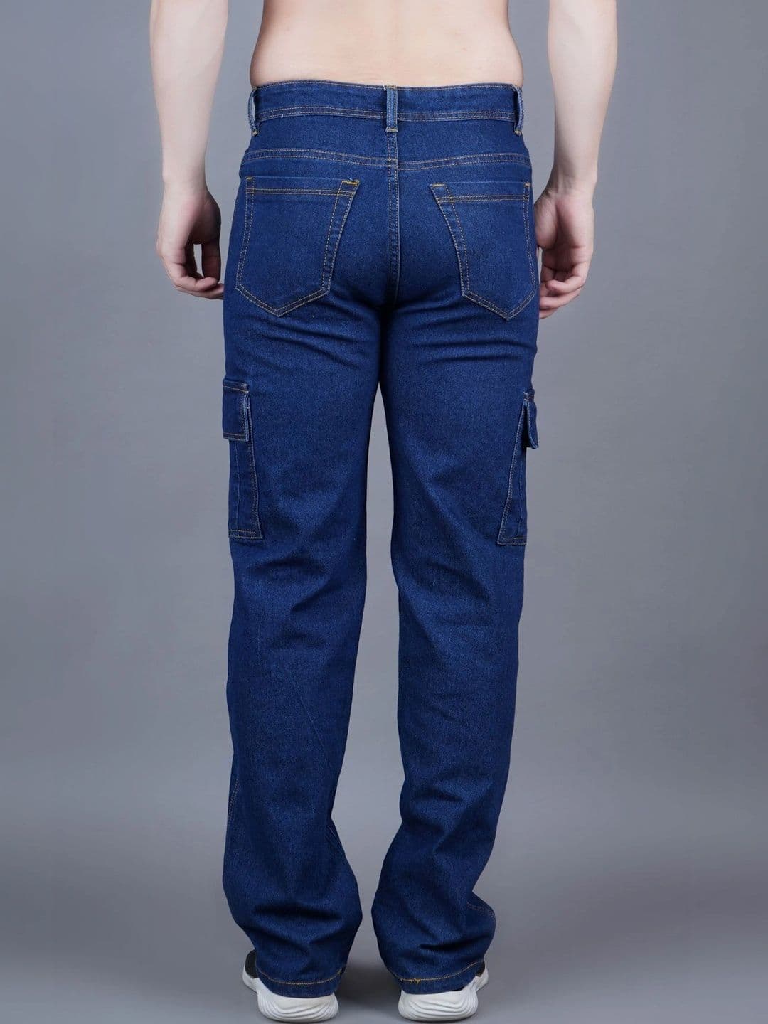 R.Code by The Roadster Life Co. Men Classic Regular Fit Mid-Rise Stretchable Jeans thumbnail 3