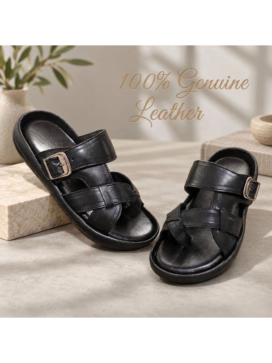 REAL BLISS Men Comfort Sandals thumbnail 6