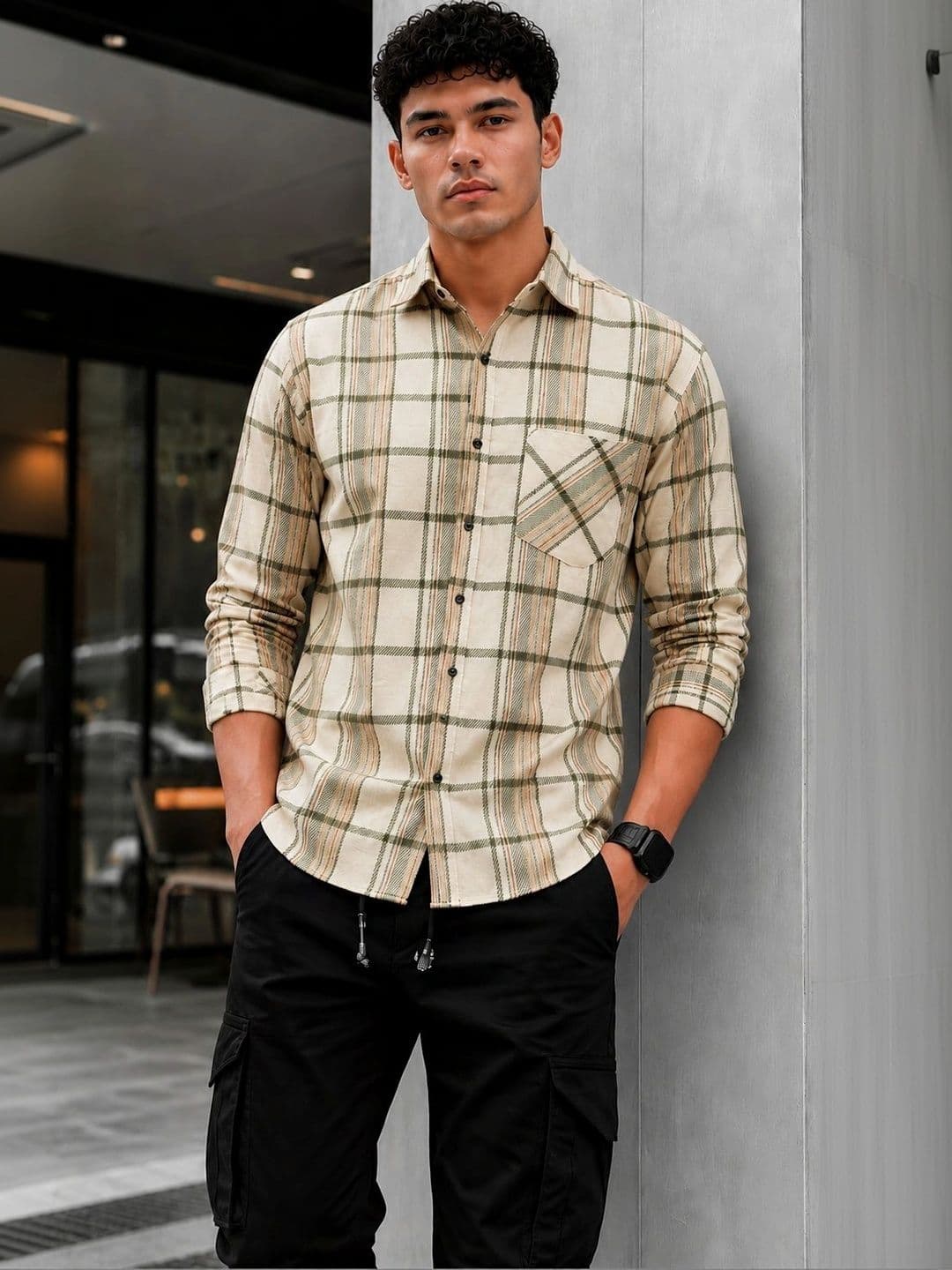 Metronaut Men Comfort Checked Casual Shirt - view 1