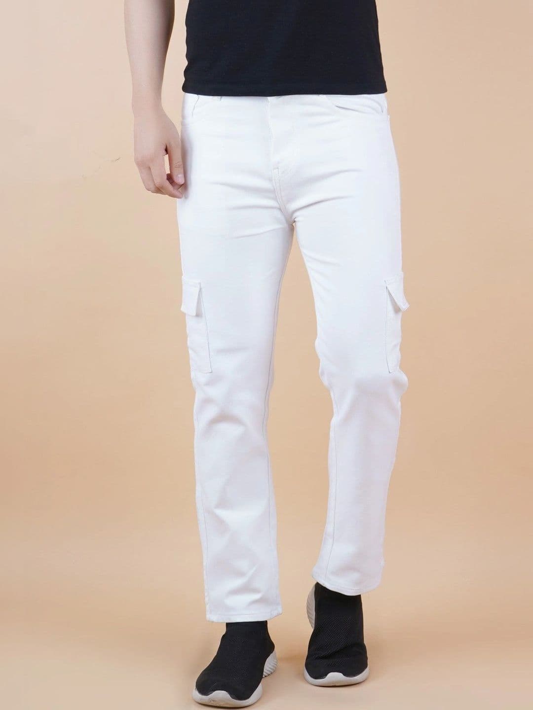 R.Code by The Roadster Life Co. Men Classic Regular Fit Mid-Rise Stretchable Jeans - view 1