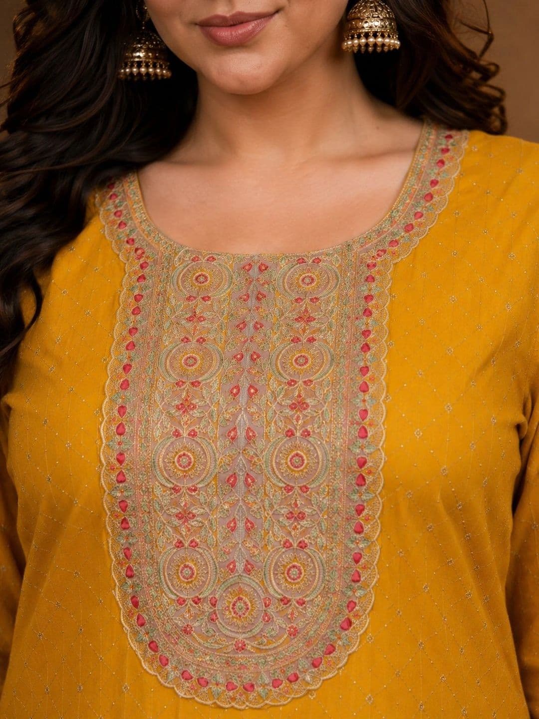 FULL BLOOM Women Embroidered Thread Work Kurta thumbnail 7