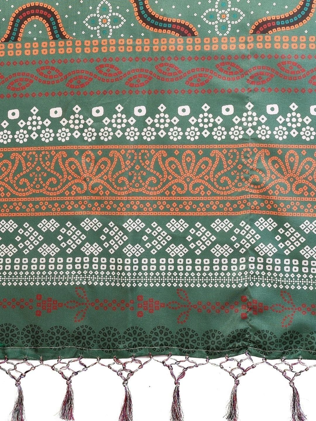 Mitera Bandhani Designer Saree thumbnail 3
