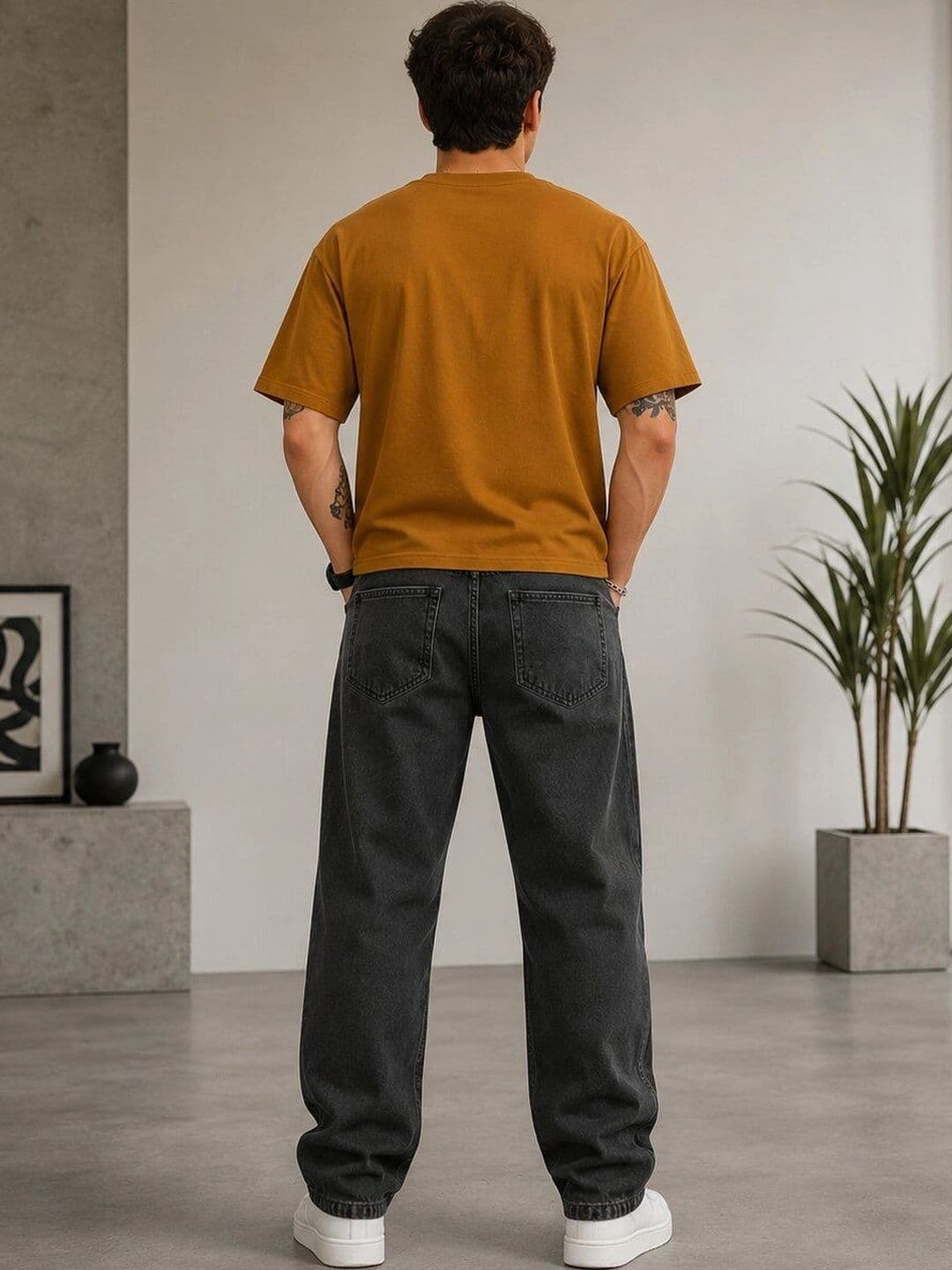 HIGH DENIM Men Straight Fit Mid-Rise Stretchable Jeans thumbnail 2