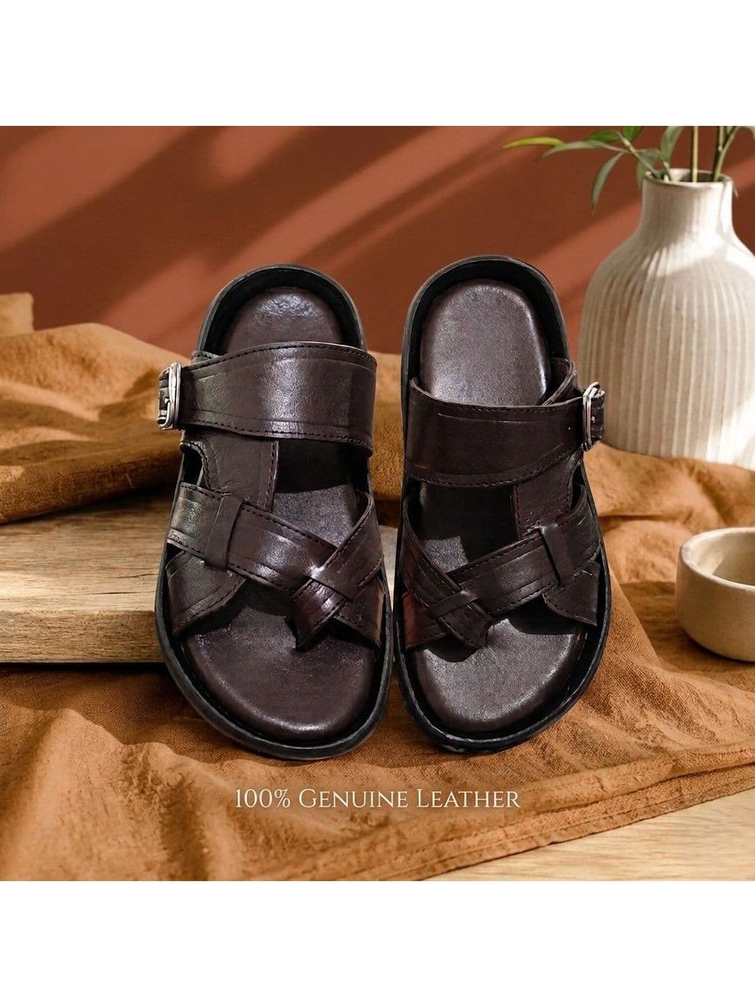 REAL BLISS Men Comfort Sandals thumbnail 2
