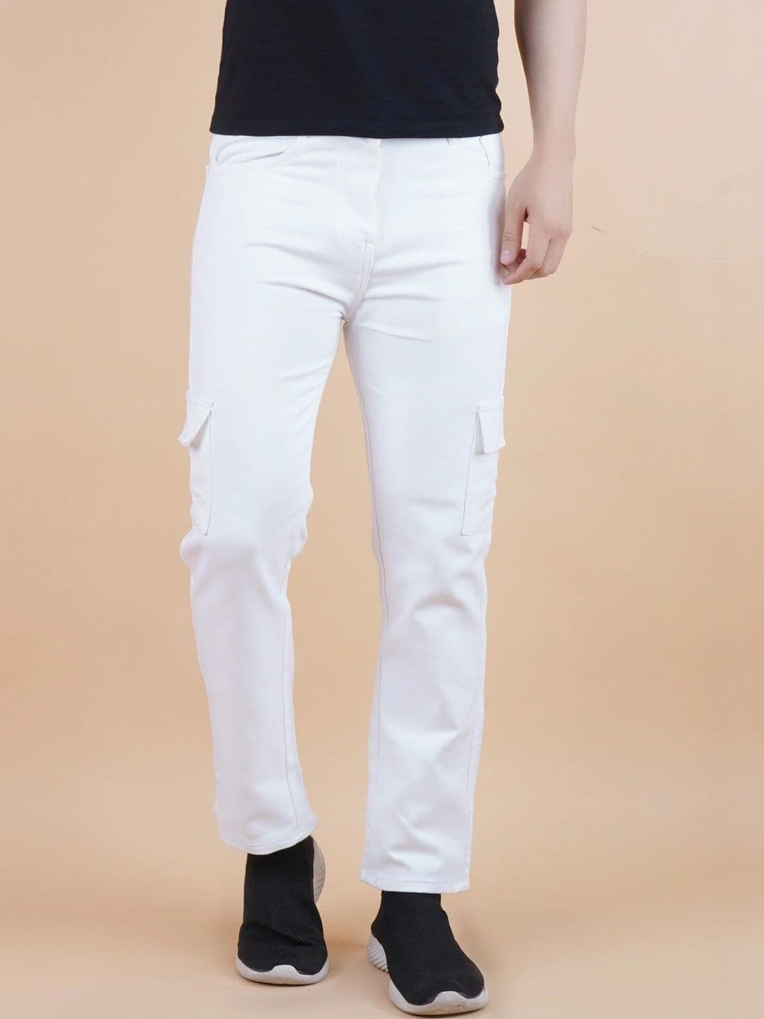 Metronaut Men Classic Regular Fit Mid-Rise Coated Stretchable Jeans - view 1