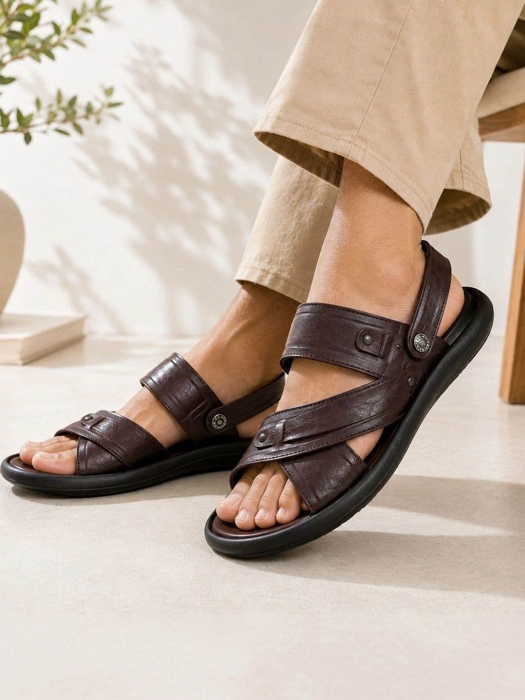 REAL BLISS Men Comfort Sandals - view 1