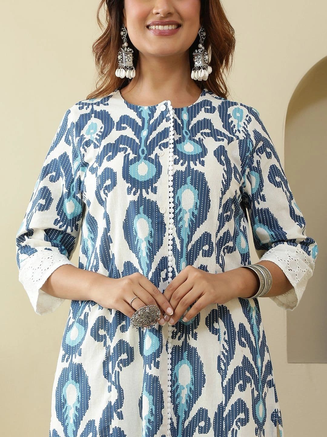 Anouk Women Ethnic Motifs Printed Kurta thumbnail 6