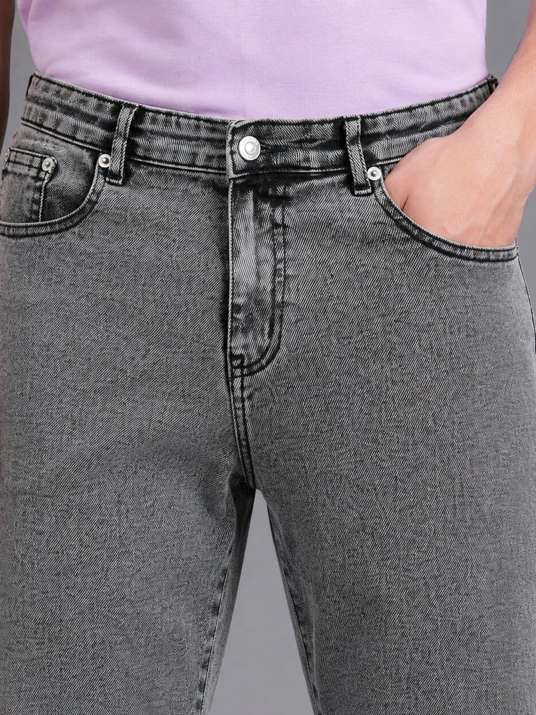 HIGH DENIM Men Straight Fit Mid-Rise Stretchable Jeans thumbnail 2