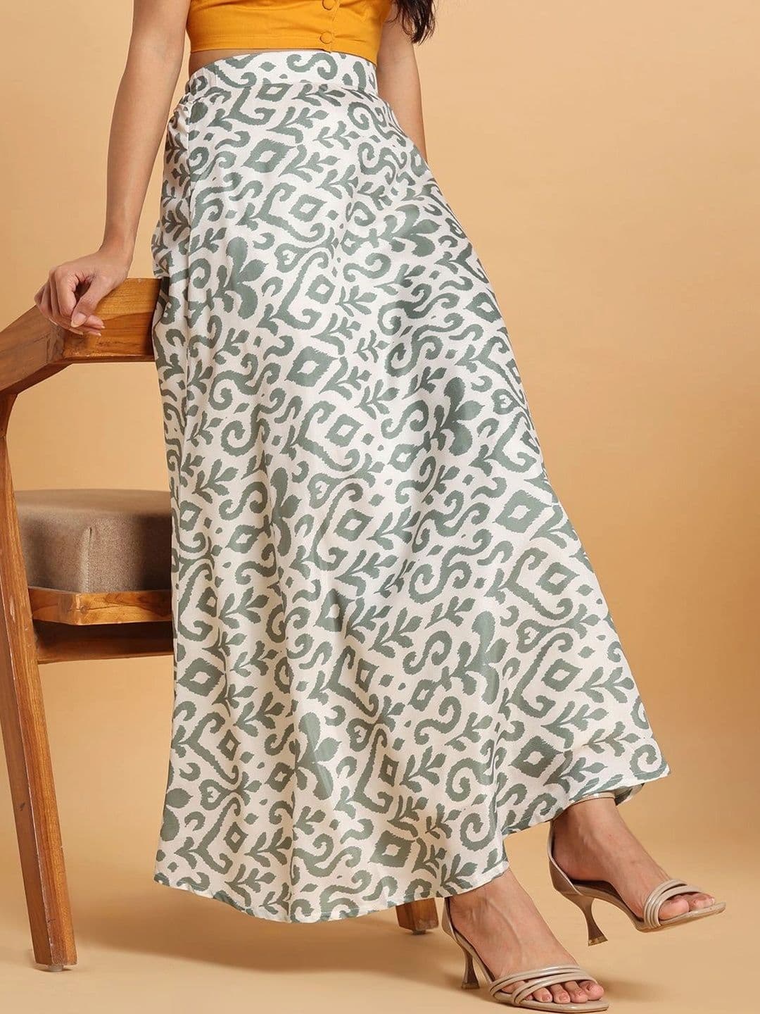 Frolic Rolic Women Abstract Maxi A-Line Skirt thumbnail 5