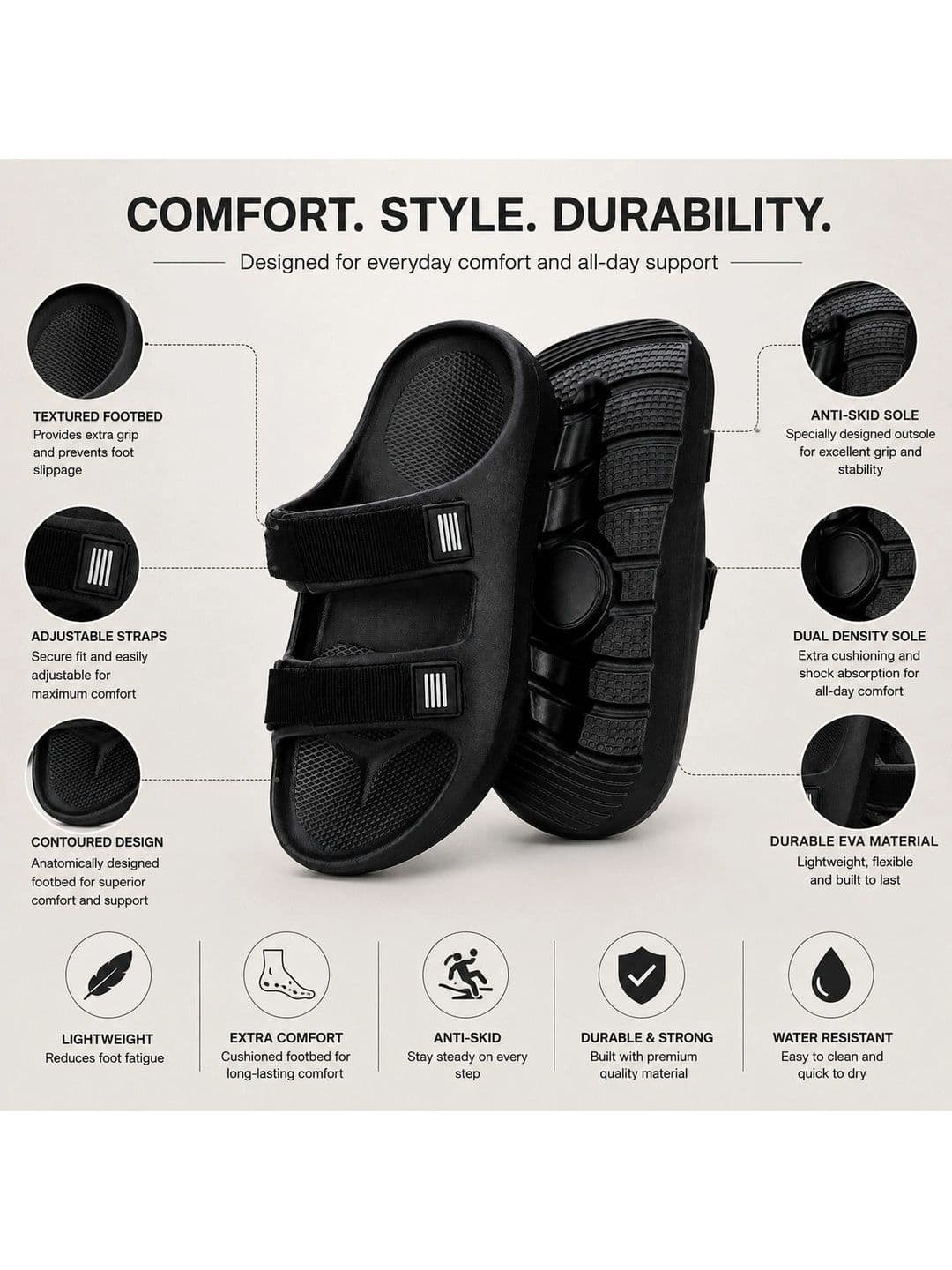 Aloveswalk Men Comfort Sandals thumbnail 7