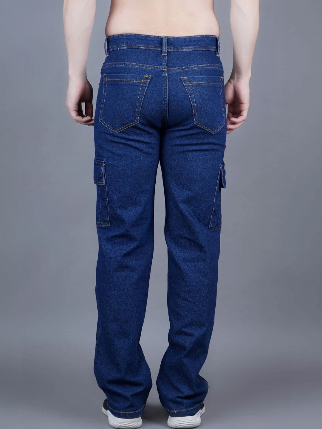 R.Code by The Roadster Life Co. Men Classic Regular Fit Mid-Rise Stretchable Jeans thumbnail 3
