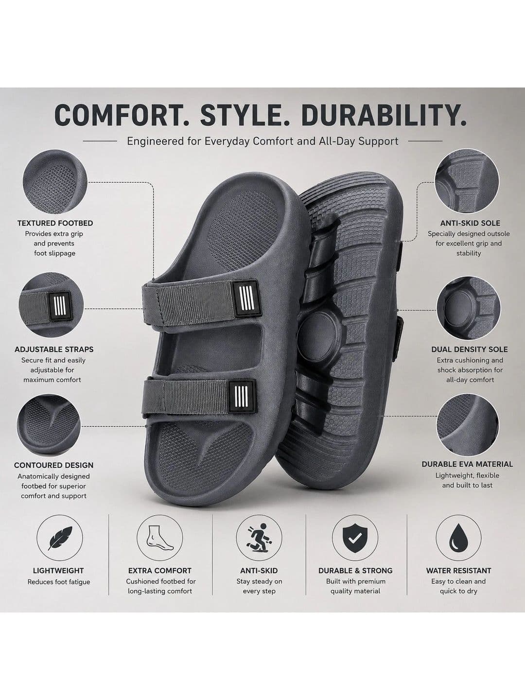 Aloveswalk Men Comfort Sandals thumbnail 3