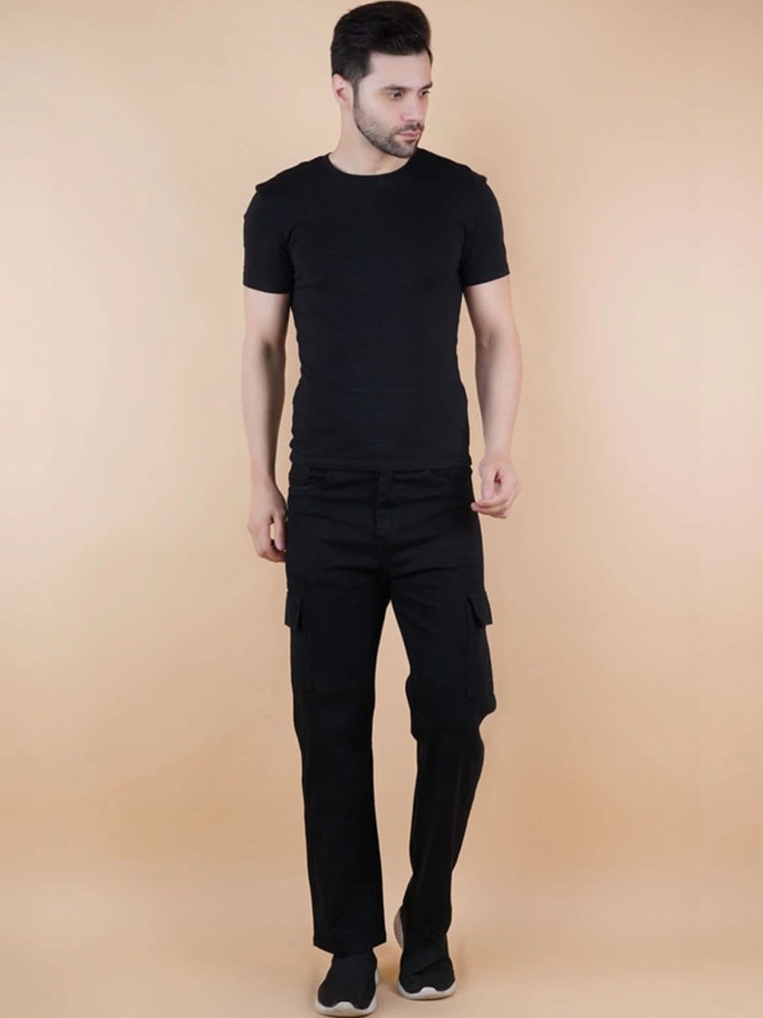 R.Code by The Roadster Life Co. Men Classic Regular Fit Mid-Rise Stretchable Jeans thumbnail 4