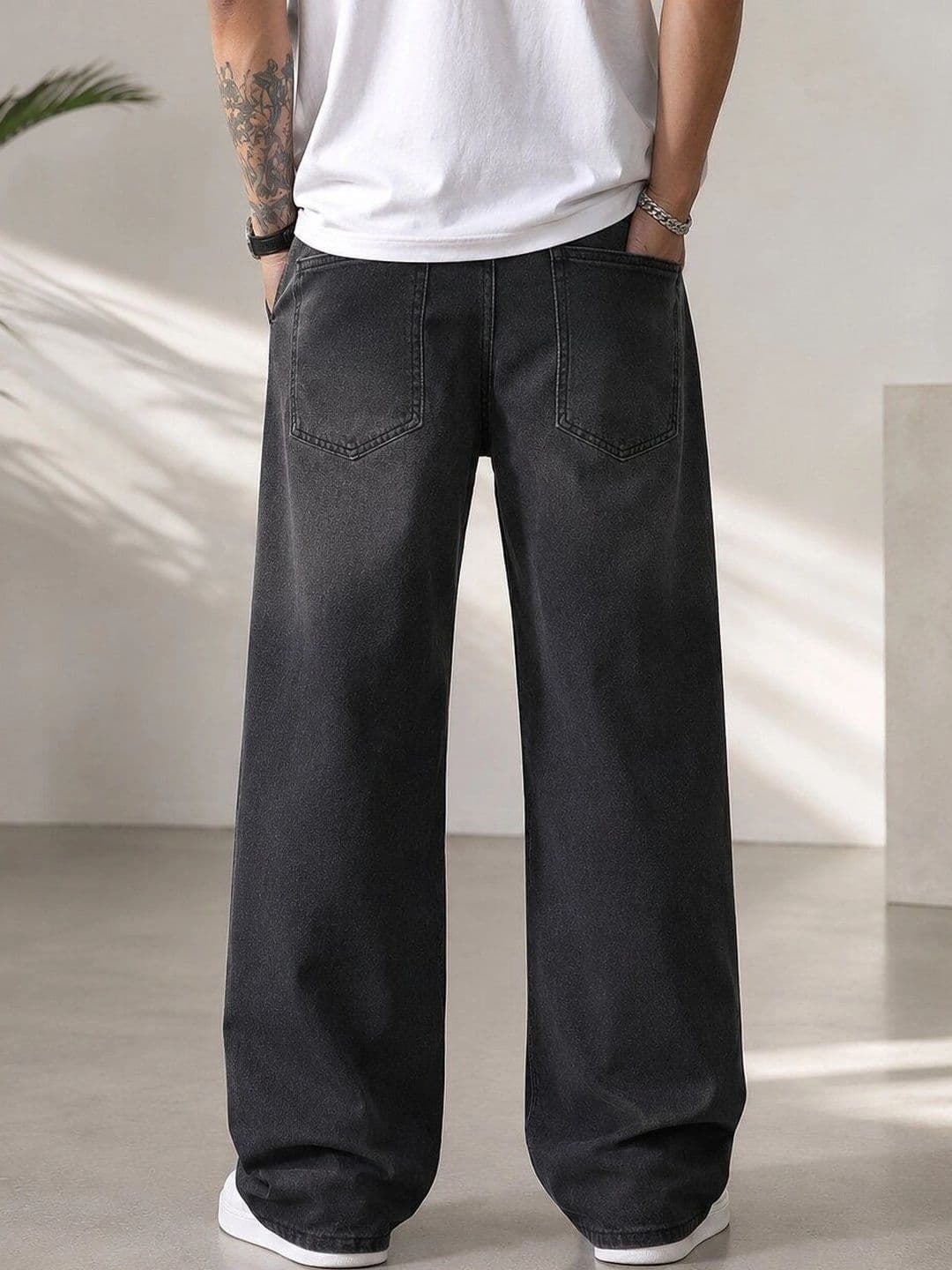 HIGH DENIM Men Straight Fit Mid-Rise Stretchable Jeans thumbnail 4