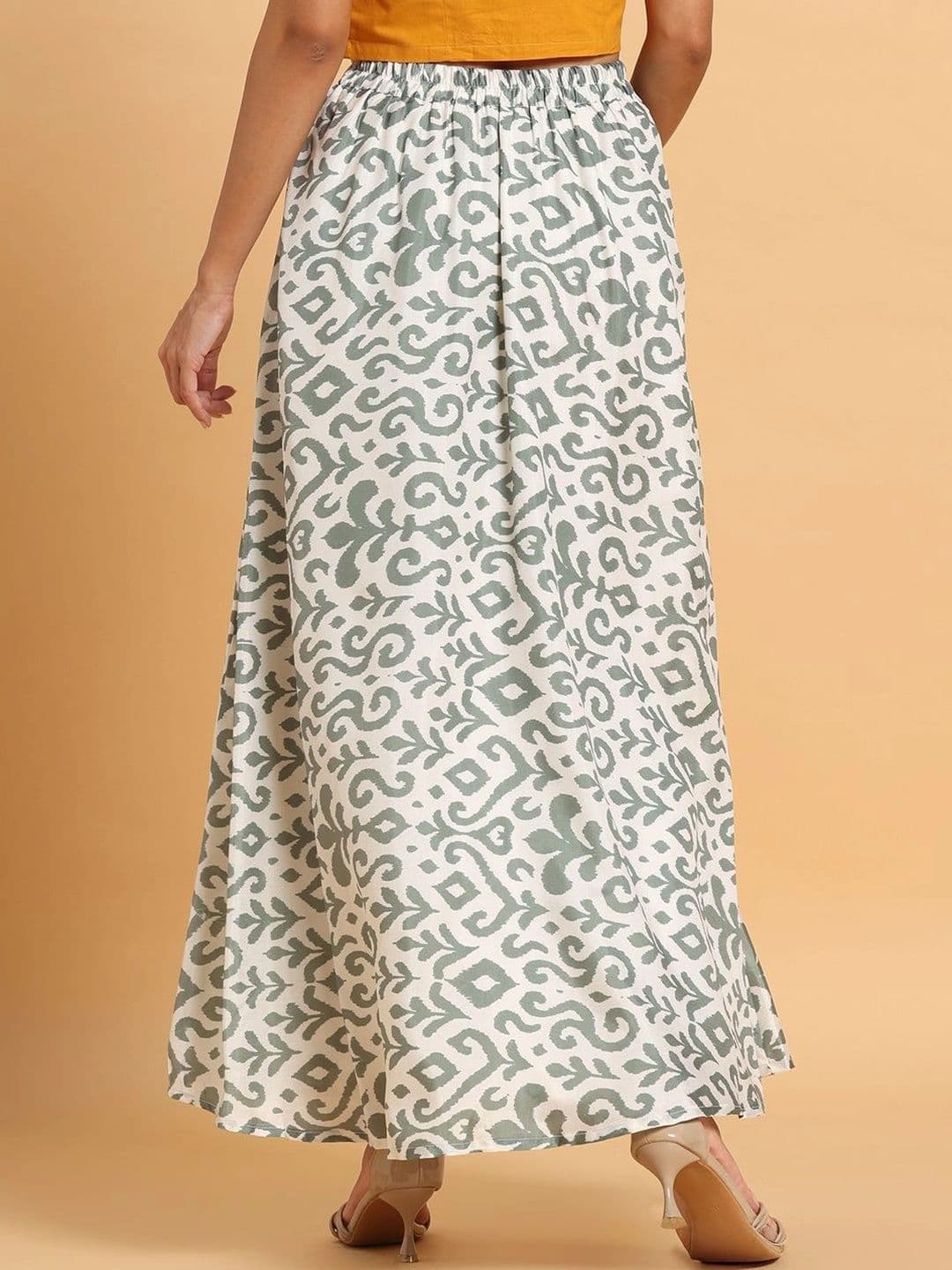 Frolic Rolic Women Abstract Maxi A-Line Skirt thumbnail 7