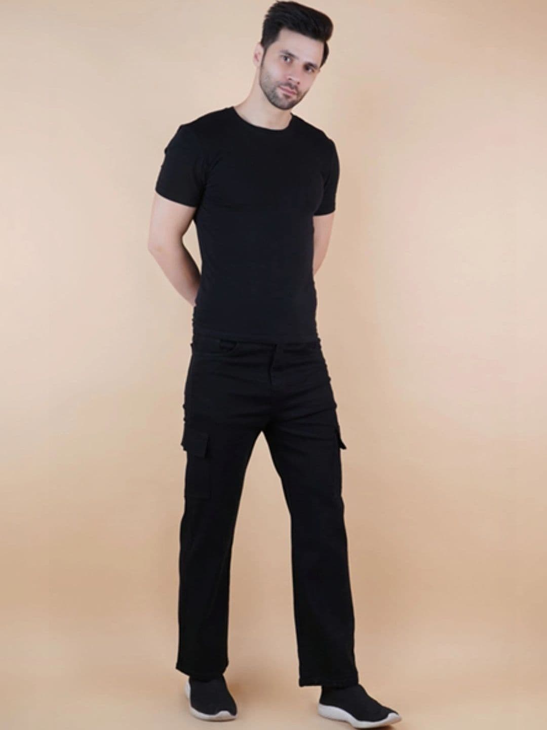 R.Code by The Roadster Life Co. Men Classic Regular Fit Mid-Rise Stretchable Jeans thumbnail 3