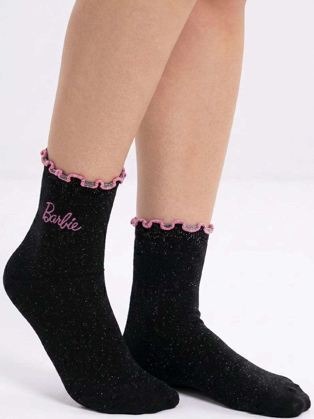 The Souled Store Unisex Cotton Blend Patterned Above Ankle Socks thumbnail 4