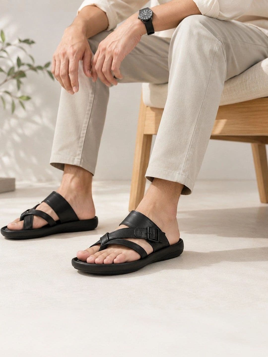REAL BLISS Men Comfort Sandals thumbnail 3