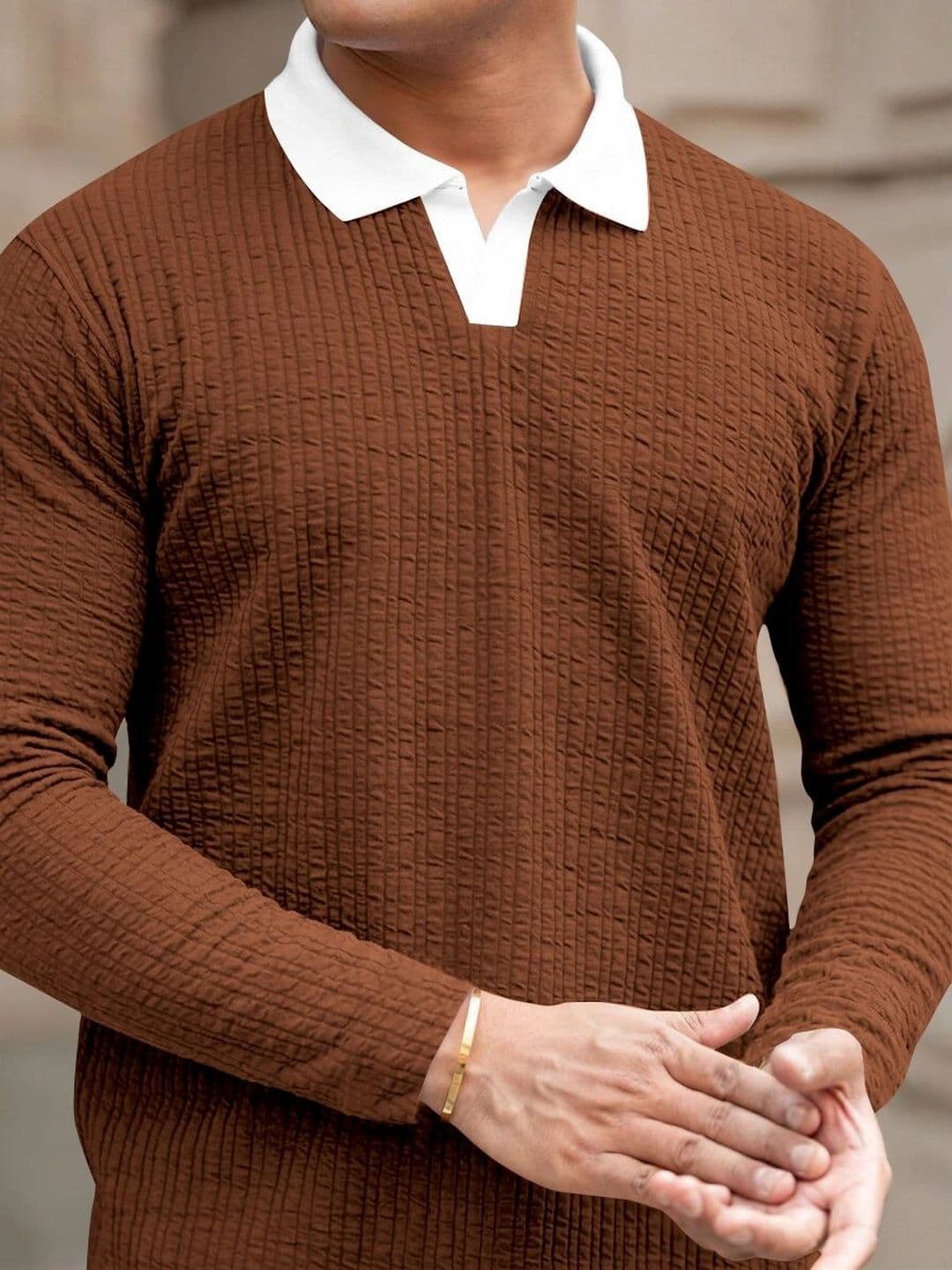 Moda Rapido Men Polo Collar T-shirt thumbnail 4